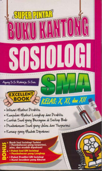 Image of Super Pintar Buku Kantong Sosiologi Sma Kelas X, XI, Dan XII