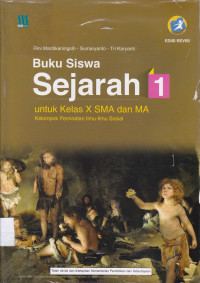 Image of Sejarah Untuk Kelas X SMA Dan MA Kelompok Peminatan Ilmu-Ilmu Sosial
