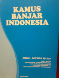 Image of Kamus Banjar Indonesia