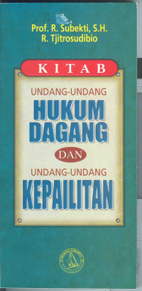 Image of Undang-Undang Hukum Dagang dan Undang-Udang Kepalitan
