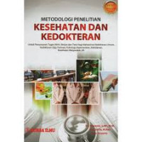 Image of METODOLOGI PENELITIAN KESEHATAN DAN KEDOKTERAN